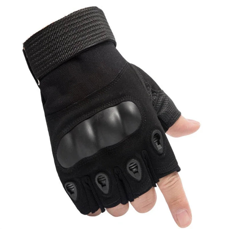 Fitness Anti Slip Cycling Gloves, Wear-resistant Outdoor Tactical Sports Climbing Half Finger Gloves