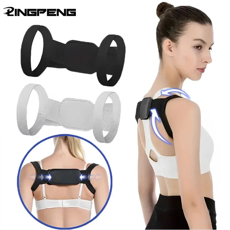 Adjustable Posture Corrector Back Support Shoulder Belt Rectify Straighten Correction Spine Corrector Health Postural Fixer Tap